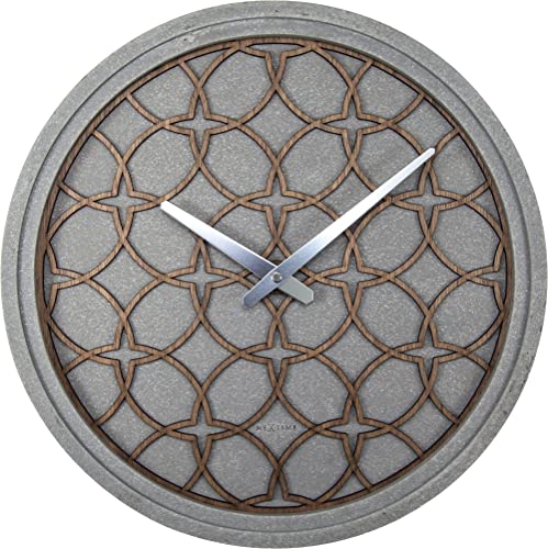 NeXtime Concrete Love orologio da parete 39cm resina grigia design moderno