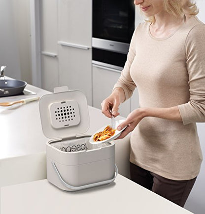 Joseph Joseph Stack pattumiera umido filtro antiodore acciaio inox ventilazione