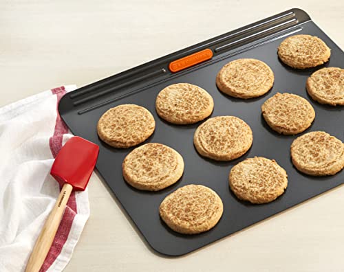 Le Creuset Spatola in silicone resistente al calore, testa speciale per pentole e padelle