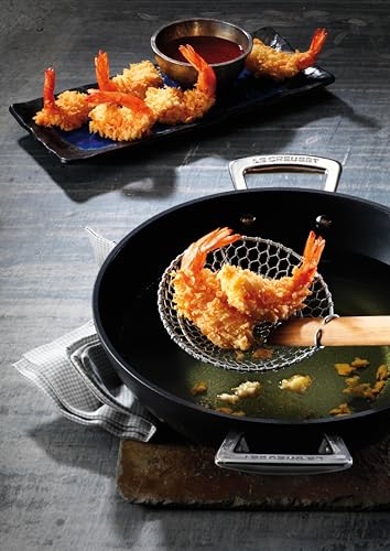 Le Creuset Wok alluminio forgiato 32 cm antiaderente con manici