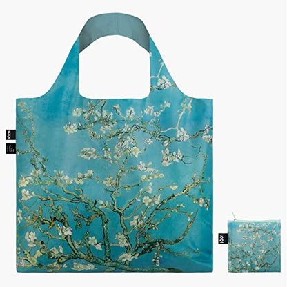 LOQI Museo borsa shopper taffetà riciclato giallo Girasoli Van Gogh unisex