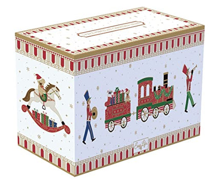 Easy Life piccolo treno decorativo porcellana multicolore Polar Express 25,5x8x12,5 cm