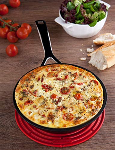 Le Creuset padella bassa antiaderente alluminio con impugnatura rivettata
