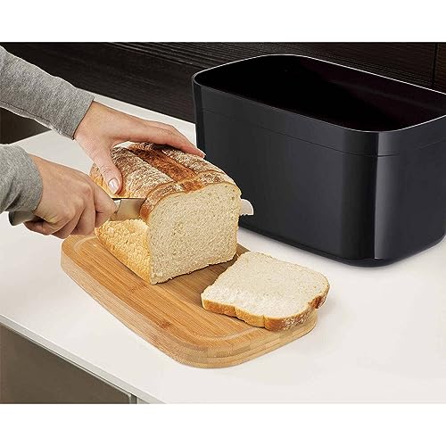 Joseph Joseph contenitore pane polipropilene coperchio bambù tagliere reversibile