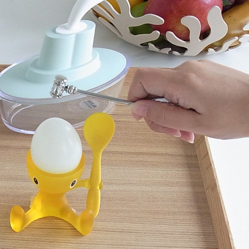 Alessi Portauovo Marcel Wanders in porcellana, design bianco elegante
