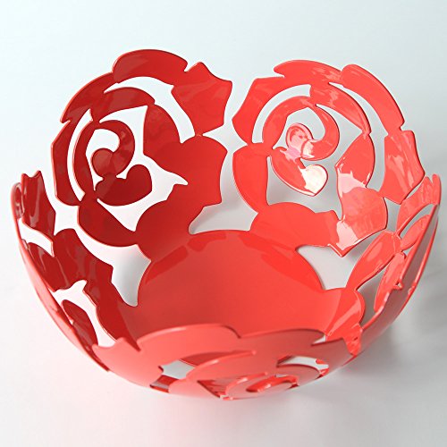 Alessi Fruttiera La Rosa acciaio inox 18/10 lucidato a specchio