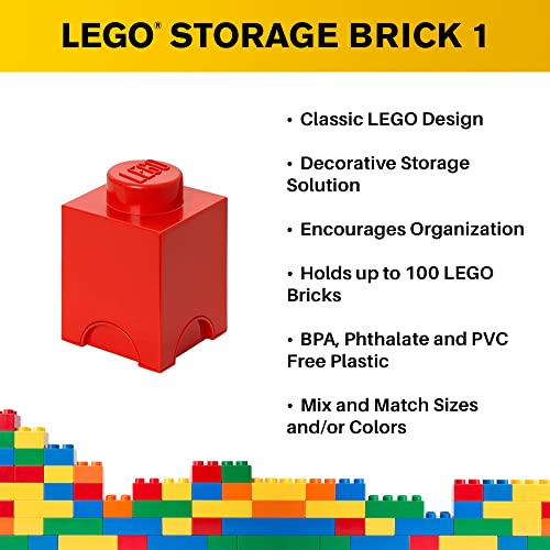 Lego Mattoncino contenitore PP nero impilabile Room Copenhagen