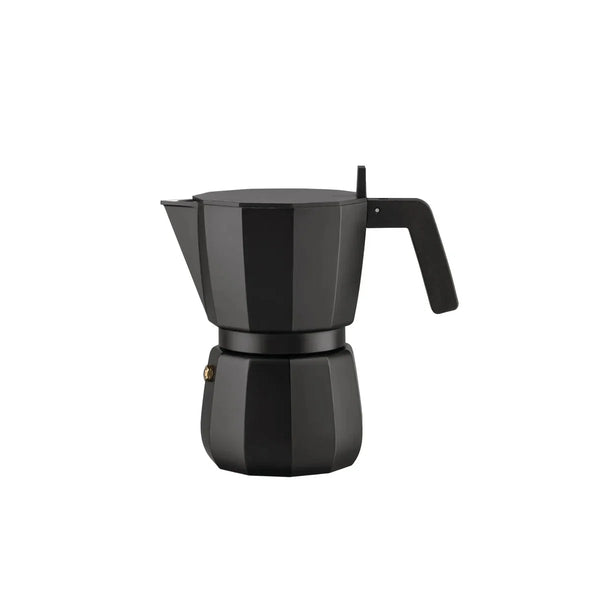 Alessi — DC06/6 B | Moka Espresso Chipperfield Nera 6 Tazze — Alessi