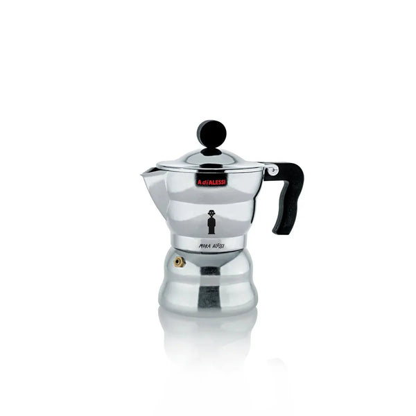 Alessi — AAM33/3 | Moka Espresso Mendini, Alluminio 3 Tazze — Alessi