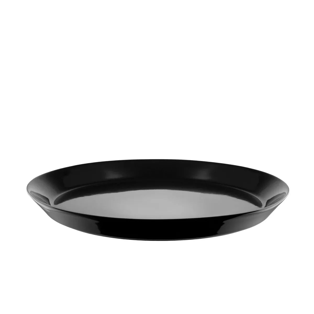 Alessi — Tonale DC03/1 B | Piatto piano in stoneware nero