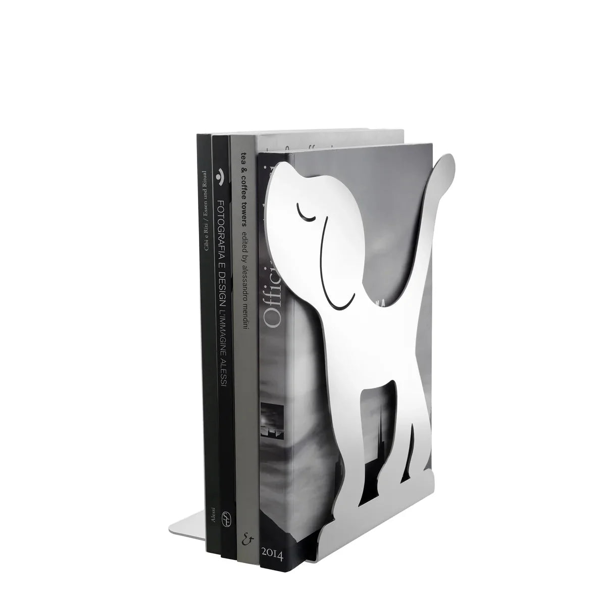 Alessi — Vigo AMMI302R AMMI302R D | Boekensteunen van rood staal, Mirri