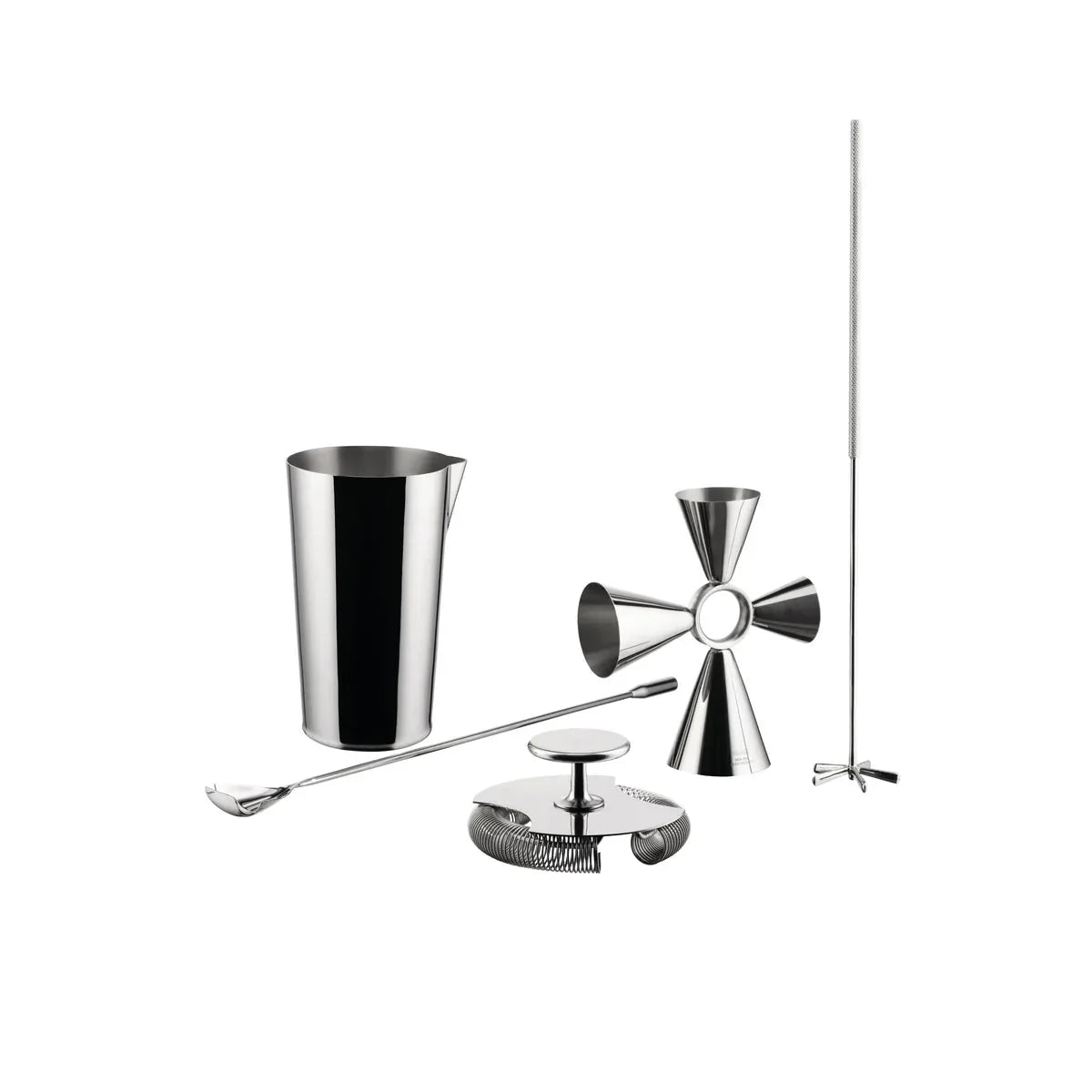 Alessi — GIA25SET | The Tending Box, mixologyset van staal 18/10