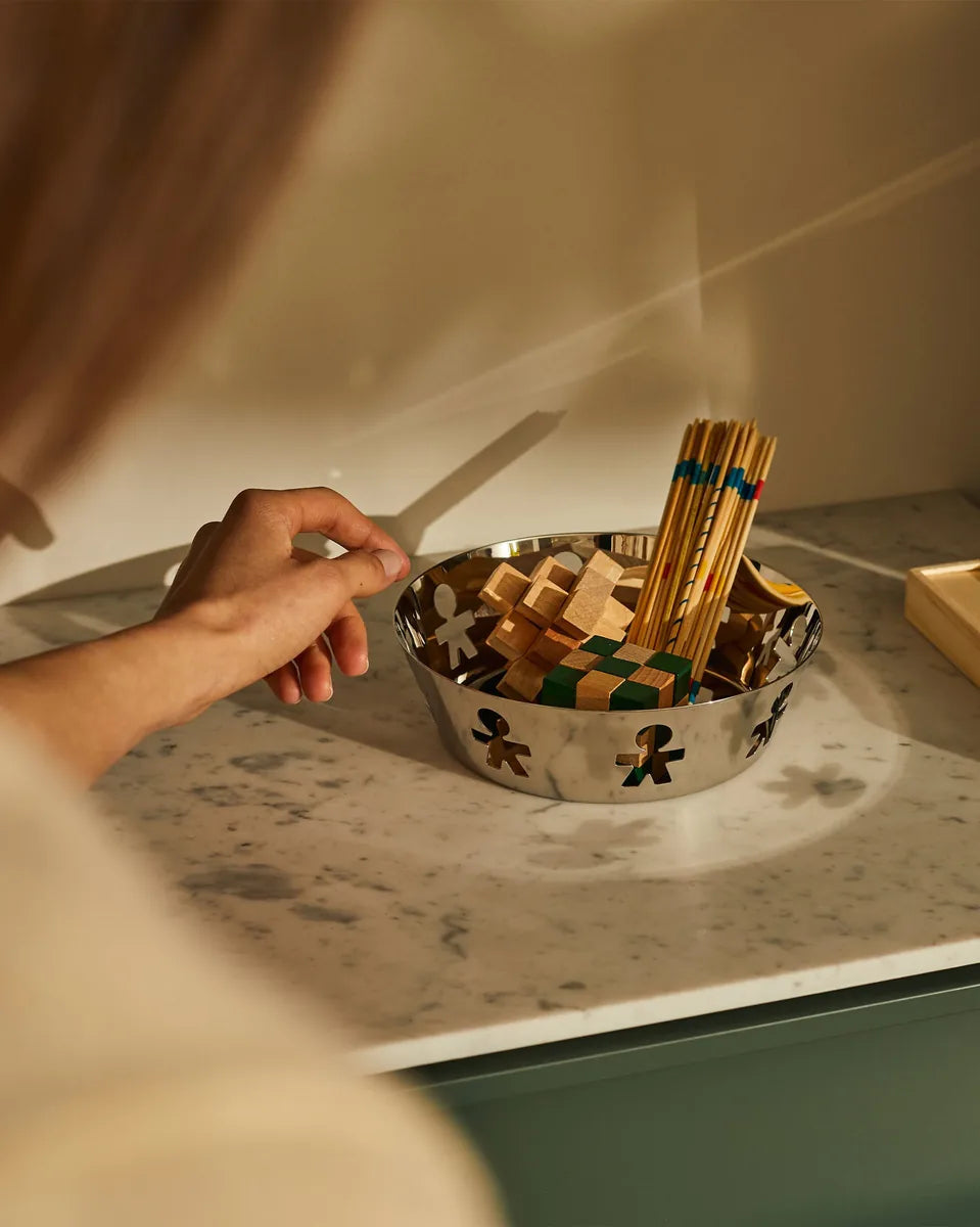 Alessi — Girotondo | Cestino Acciaio Inox
