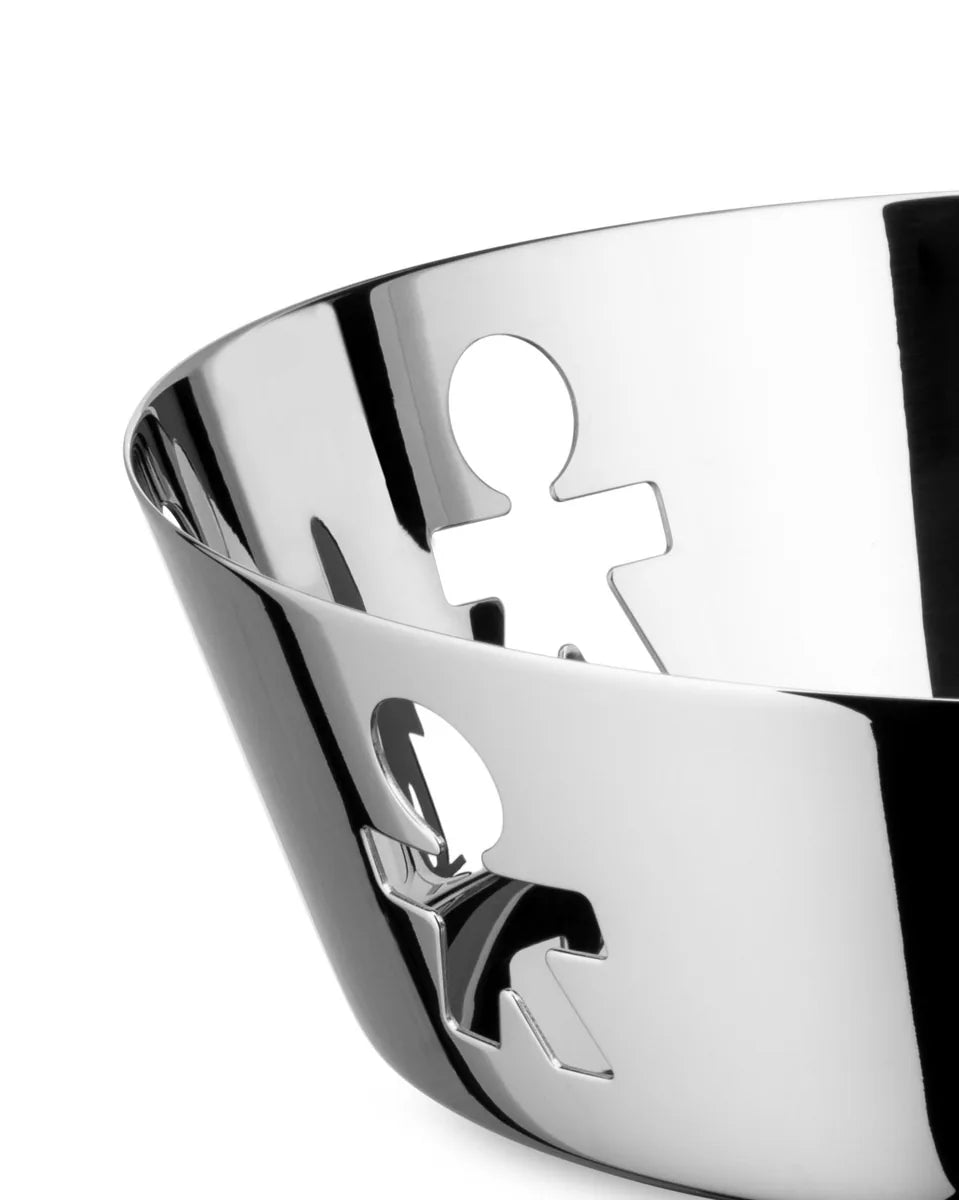Alessi — Girotondo | Cestino Acciaio Inox