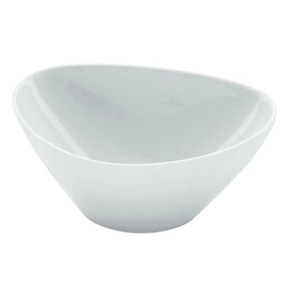 Alessi Coppetta Alta Colombina in porcellana bianca, design Fuksas - contenitore tavola elegante
