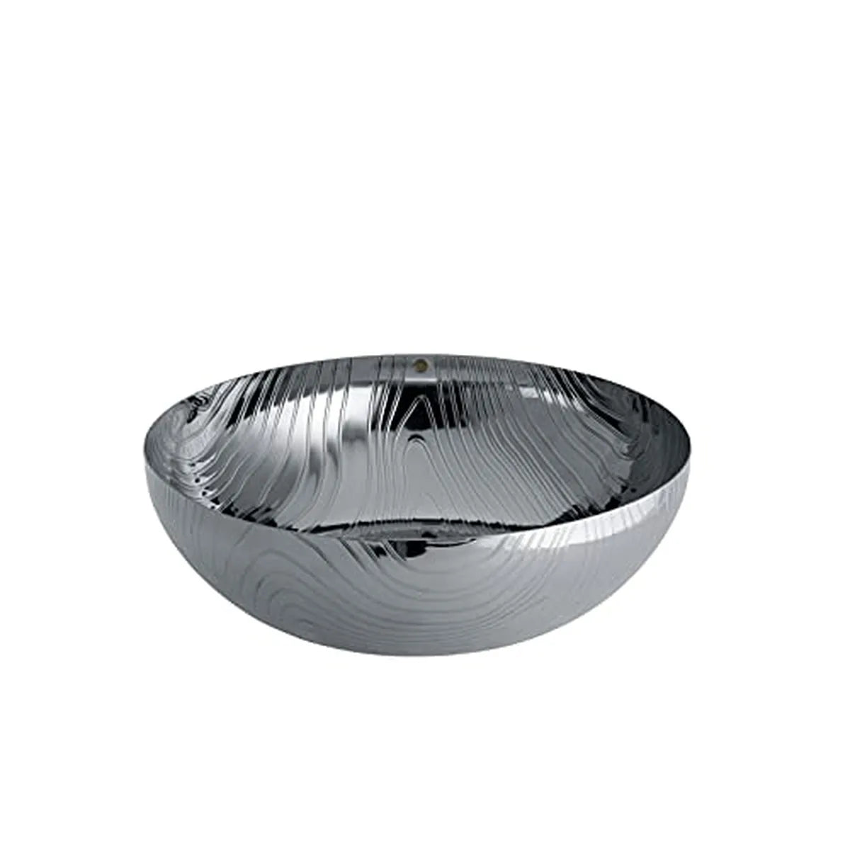 Alessi Coppa Veneer acciaio inossidabile con decoro rilievo Patricia Urquiola