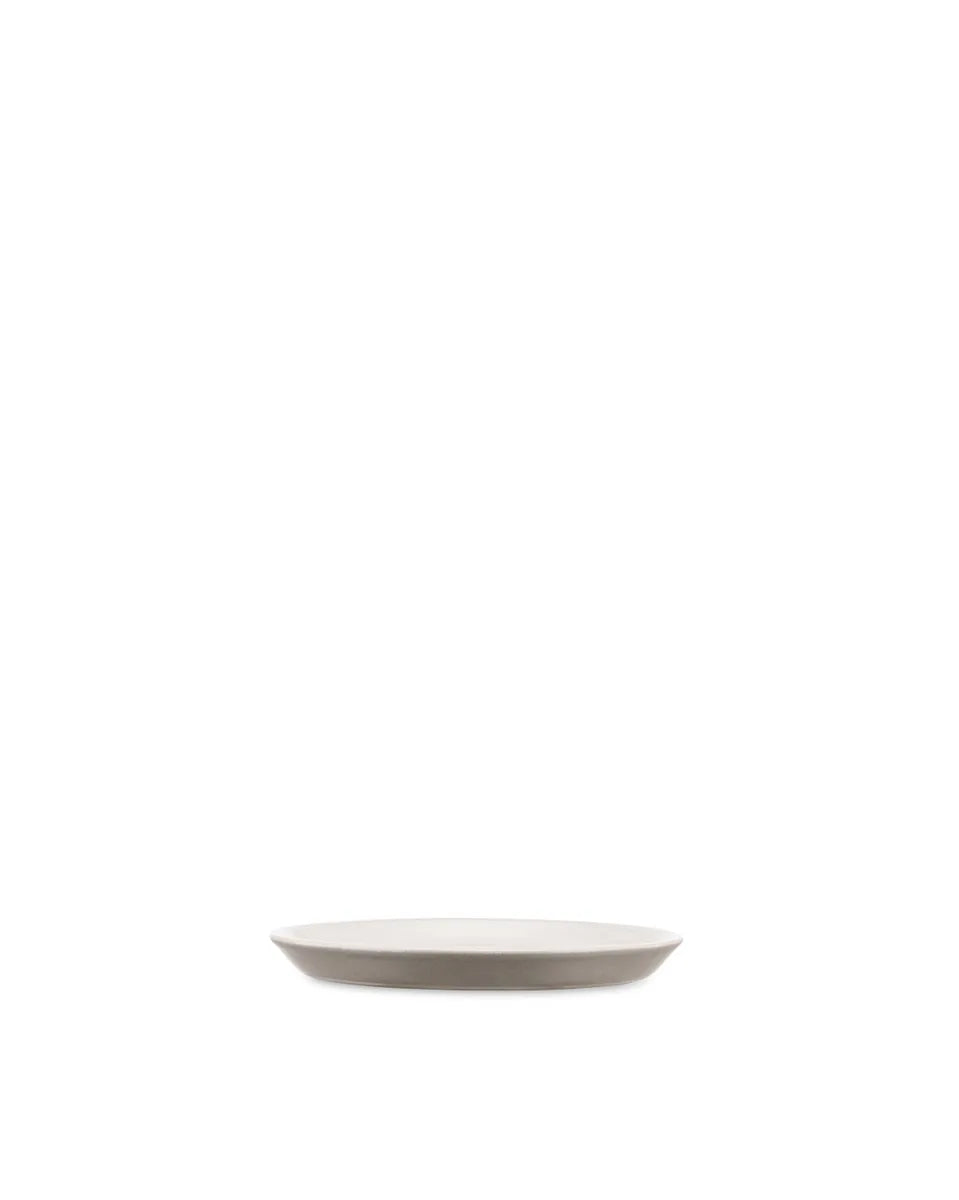 Alessi Set 4 Piatti Tonale porcellana grigio chiaro design David Chipperfield