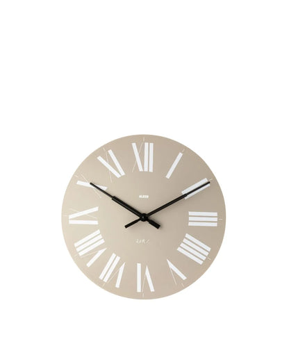 Alessi — Firenze | Reloj blanco/negro de diseño Castiglioni