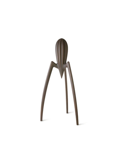 Alessi Spremiagrumi Juicy Salif alluminio Philippe Starck argento e bianco