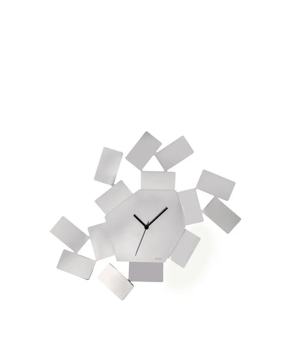 Alessi La Stanza dello Scirocco centrotavola in acciaio colorato con tessere saldate, disponibile in bianco, nero e acciaio