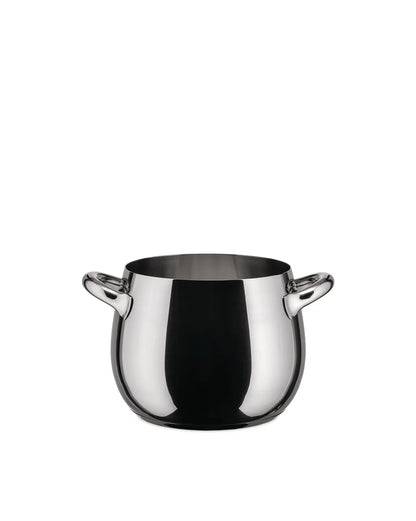 Alessi Mami pentola acciaio inossidabile 18/10 lucido design Stefano Giovannoni