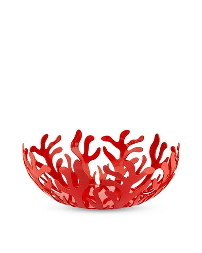 Alessi Fruttiera Mediterraneo in acciaio colorato verde, design di Emma Silvestris
