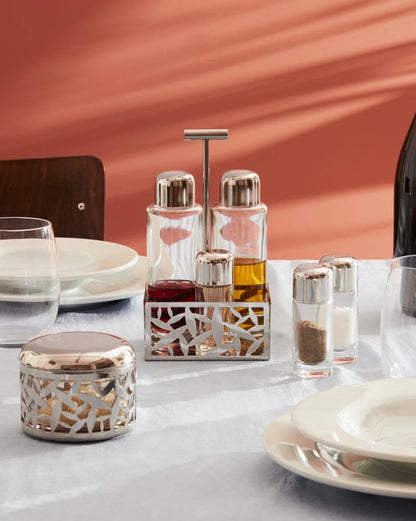 Alessi — Cactus | Stainless Steel Condiment Set