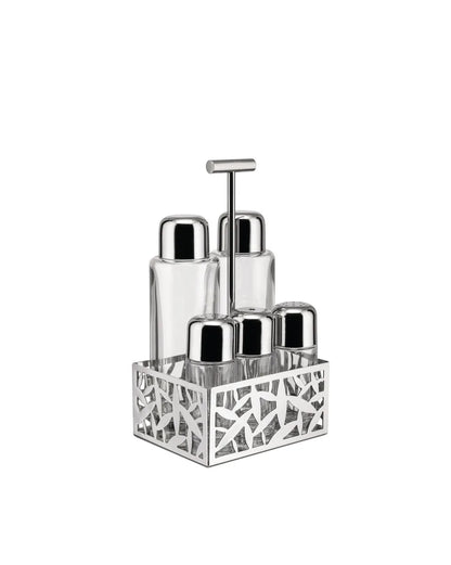 Alessi — Cactus | Stainless Steel Condiment Set