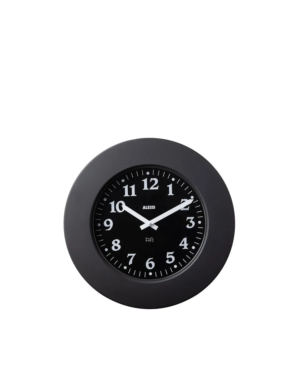 Alessi Orologio Da Parete Momento design Aldo Rossi metallo bianco