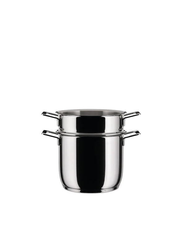 Alessi - Service à pâtes « Pots&amp;Pans » en acier inoxydable — Alessi