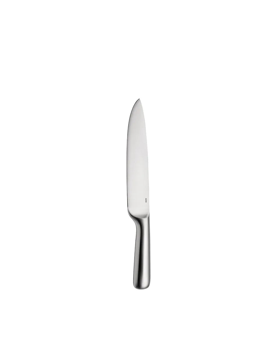 Alessi Coltello da Cucina Mami in acciaio satinato argento - Design Stefano Giovannoni