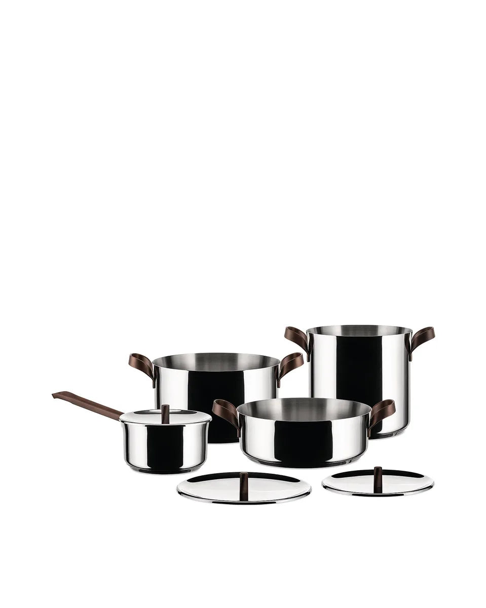 Alessi Pentola Pots & Pans 24cm acciaio inossidabile con manico ergonomico