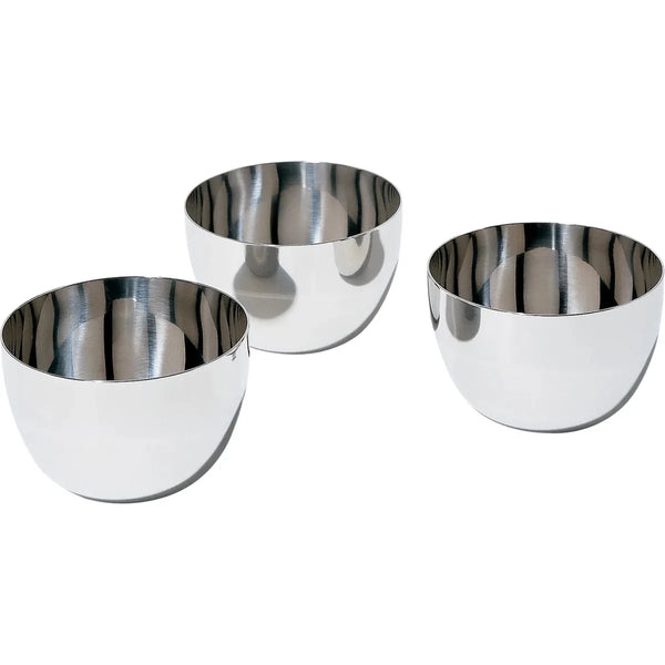 Alessi — Mami SG59 | Set med tre skålar i rostfritt stål — Alessi