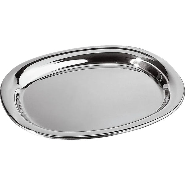 Alessi — JM13/30 L | Servierplatte aus Edelstahl Morrison — Alessi