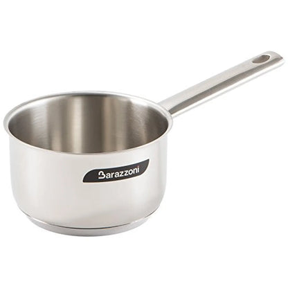 Barazzoni Chef Line tegame pentola coperchio acciaio inox 18/10 finitura lucida e satinata