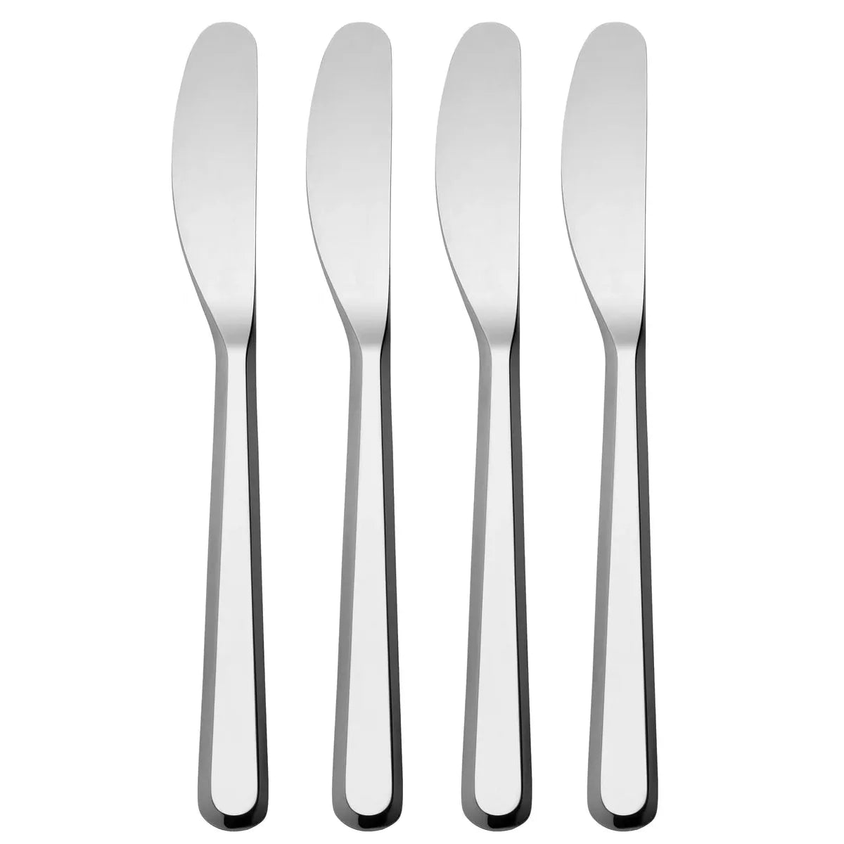 Alessi — Amici BG02/37S4 | Set 4 coltelli da burro in acciaio 18/10