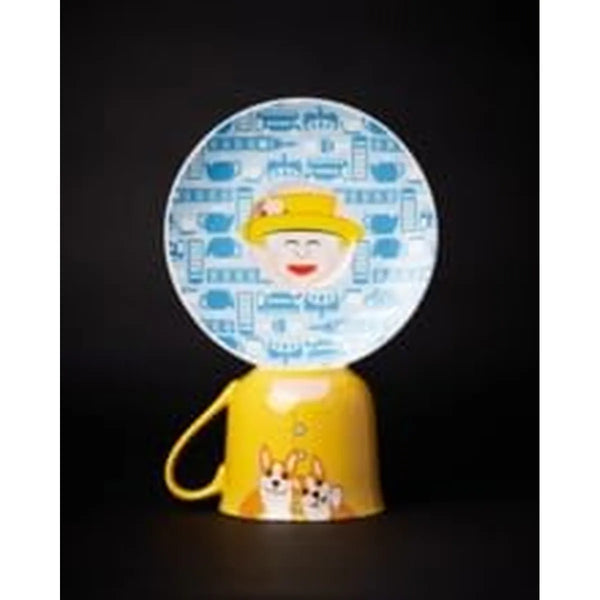 Blogodesign — The Queen | Tazza con Piattino Made in Italy — Blogodesign