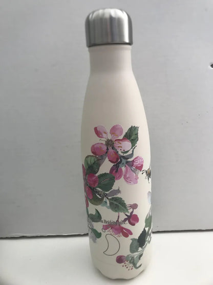 Chilly's Bottiglia Termica Floreale 500ml - acciaio inox con decoro floreale
