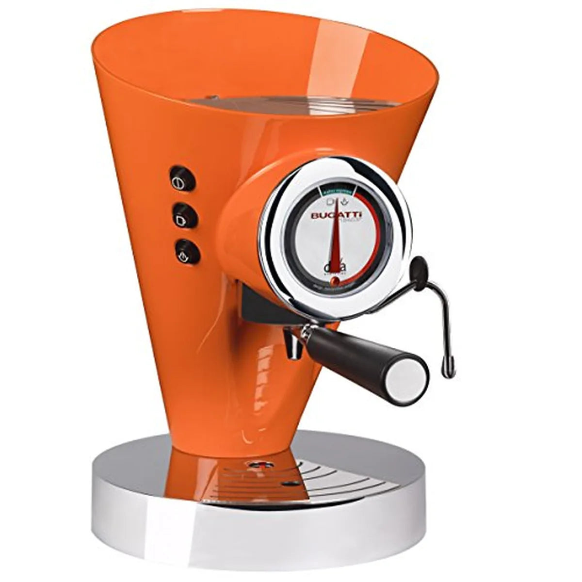 Bugatti Diva Evolution macchina espresso nero opaco alluminio acciaio inox
