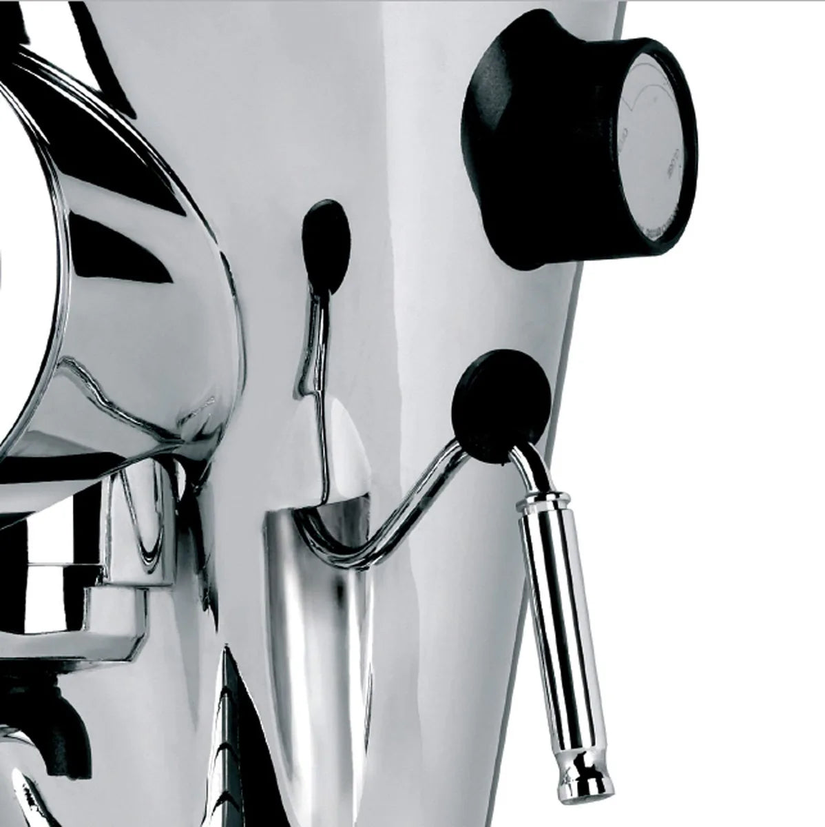 Bugatti Diva macchina espresso cromo alluminio acciaio inox - Stilmobili