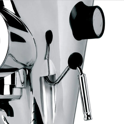 Bugatti Diva macchina espresso cromo alluminio acciaio inox - Stilmobili