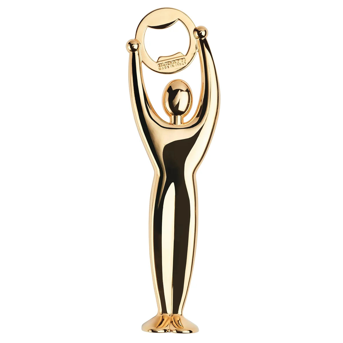 Bugatti Gym Apribottiglia Gold 24kt - acciaio inossidabile con finitura oro 24 carati