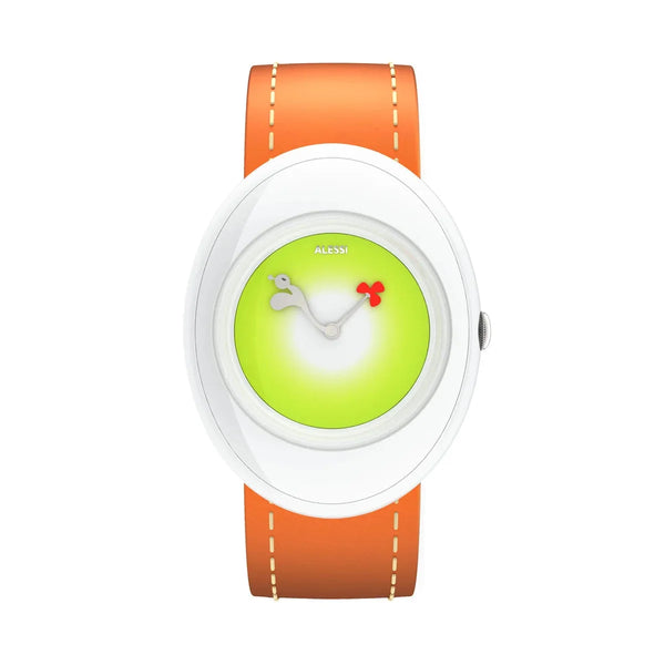 Alessi — Millennium Jr. AL20003 | Orologio da polso resina bianca e ar — Alessi