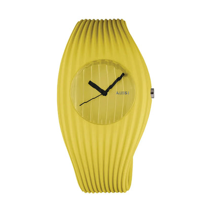 Alessi — Grow Watch AL26002 | Gult armbåndsur i polyuretan