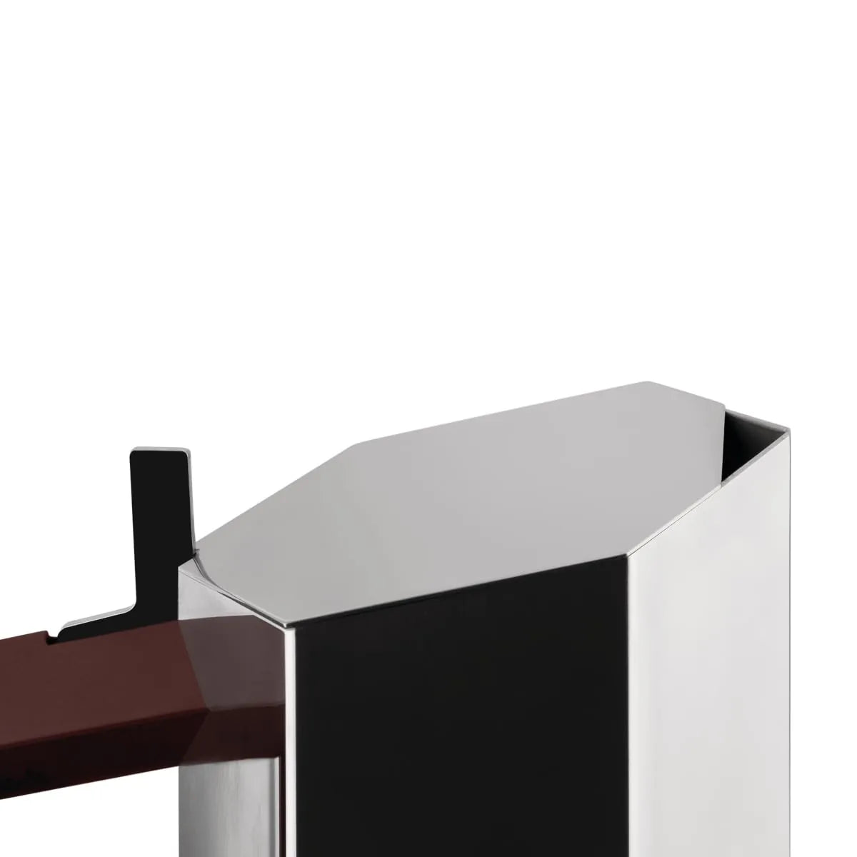 Alessi caffettiera espresso 6 tazze alluminio adatta per induzione