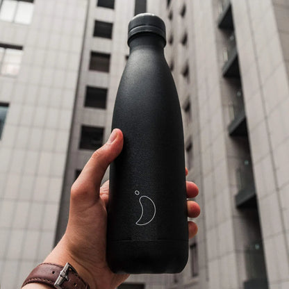 Chilly's Bottiglia Termica Nera 1.8L acciaio inossidabile - Stilmobili