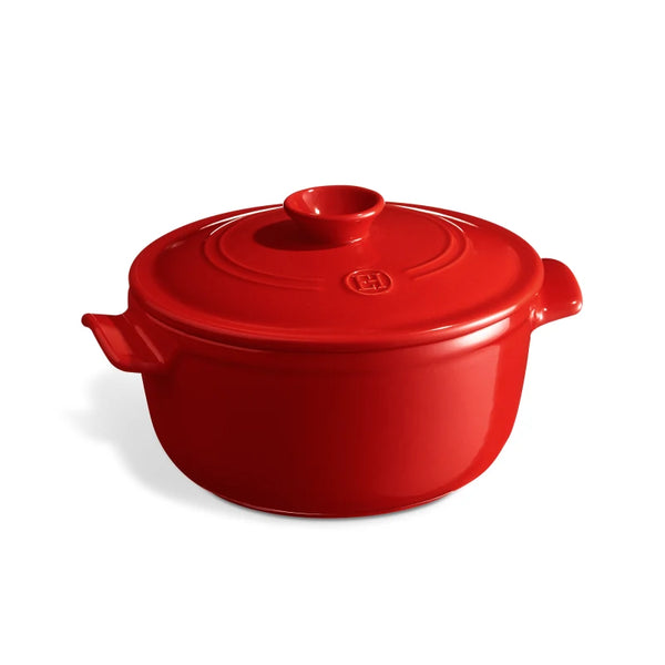 Emile Henry — Cocotte Tonda 28,5 cm Grand Cru | Tegame Ceramica — Emile Henry