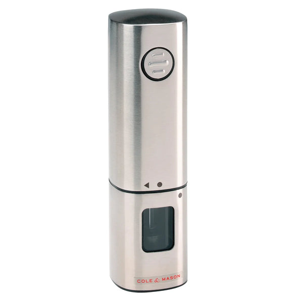 Cole & Mason — Macinapepe Elettrico | Acciaio Inox — Cole & Mason