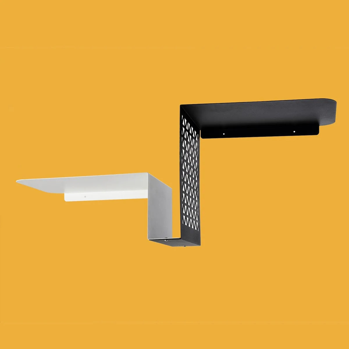 Arti & Mestieri Consolle Mensola Scalea design bicolore con struttura a scala