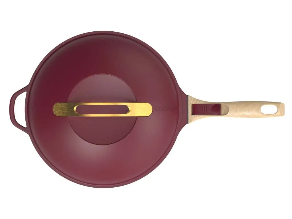 Cookut La Favolosa Padella 8-in-1 multifunzione nero 28cm in metallo riciclato con manici rimovibili